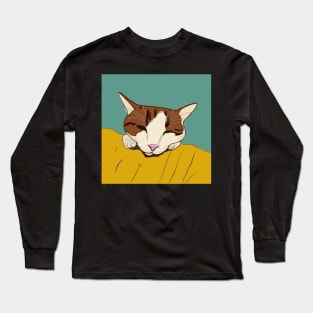 Soya the cat - Favourite Blanket Long Sleeve T-Shirt